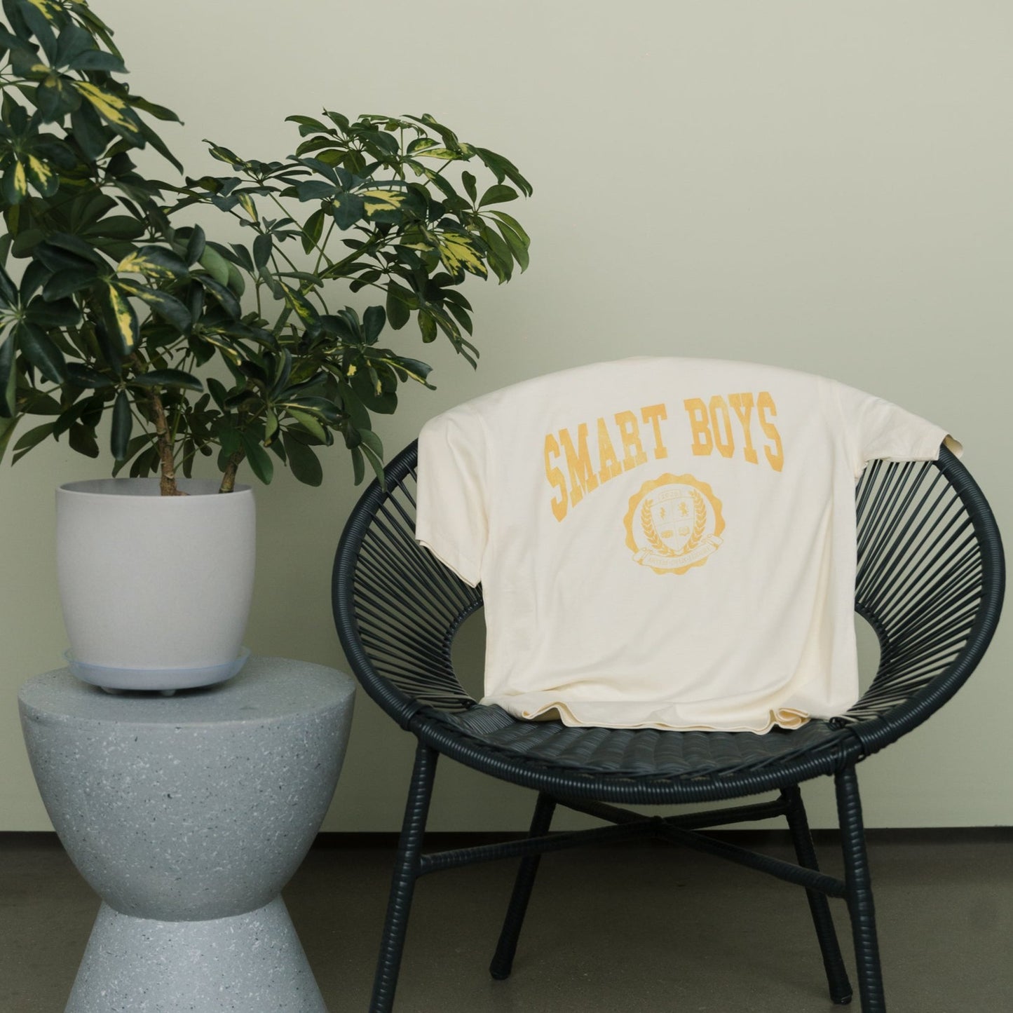 SBU Cream Tee - Yellow